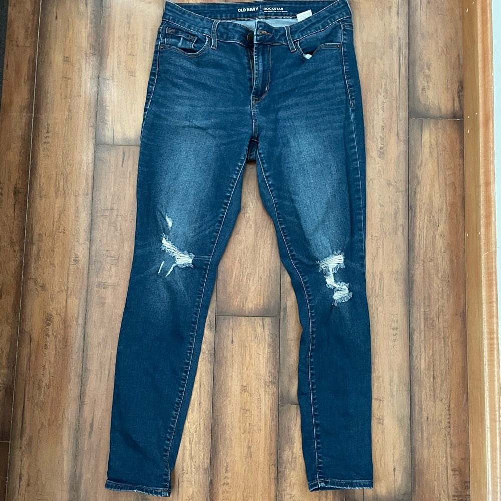 old navy rock star jeans